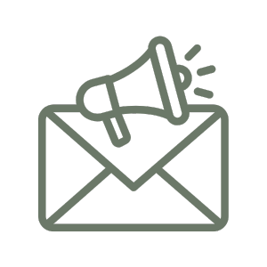 Email marketing and sms messaging icon
