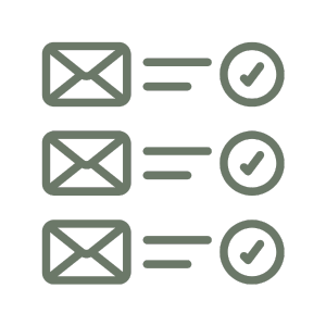 Customer email messaging icon