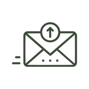 messaging and sending content icon