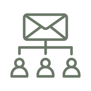 Email marketing and customer messaging icon