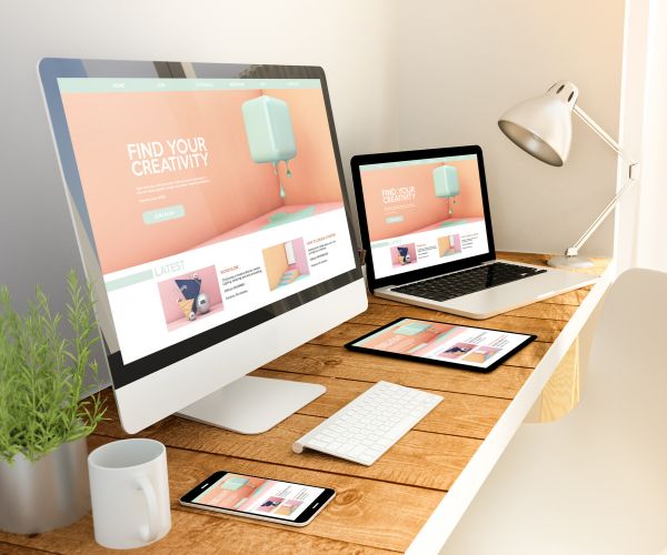Website design and responsive marketing