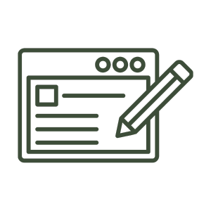 content creation and design icon